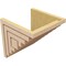 Ekena Millwork 12"W x 12"D x 12"H Wide Landon Rough Cedar Woodgrain TimberThane Corbel, Primed Tan CORUR12X12X12LANRCPR - alternate 4